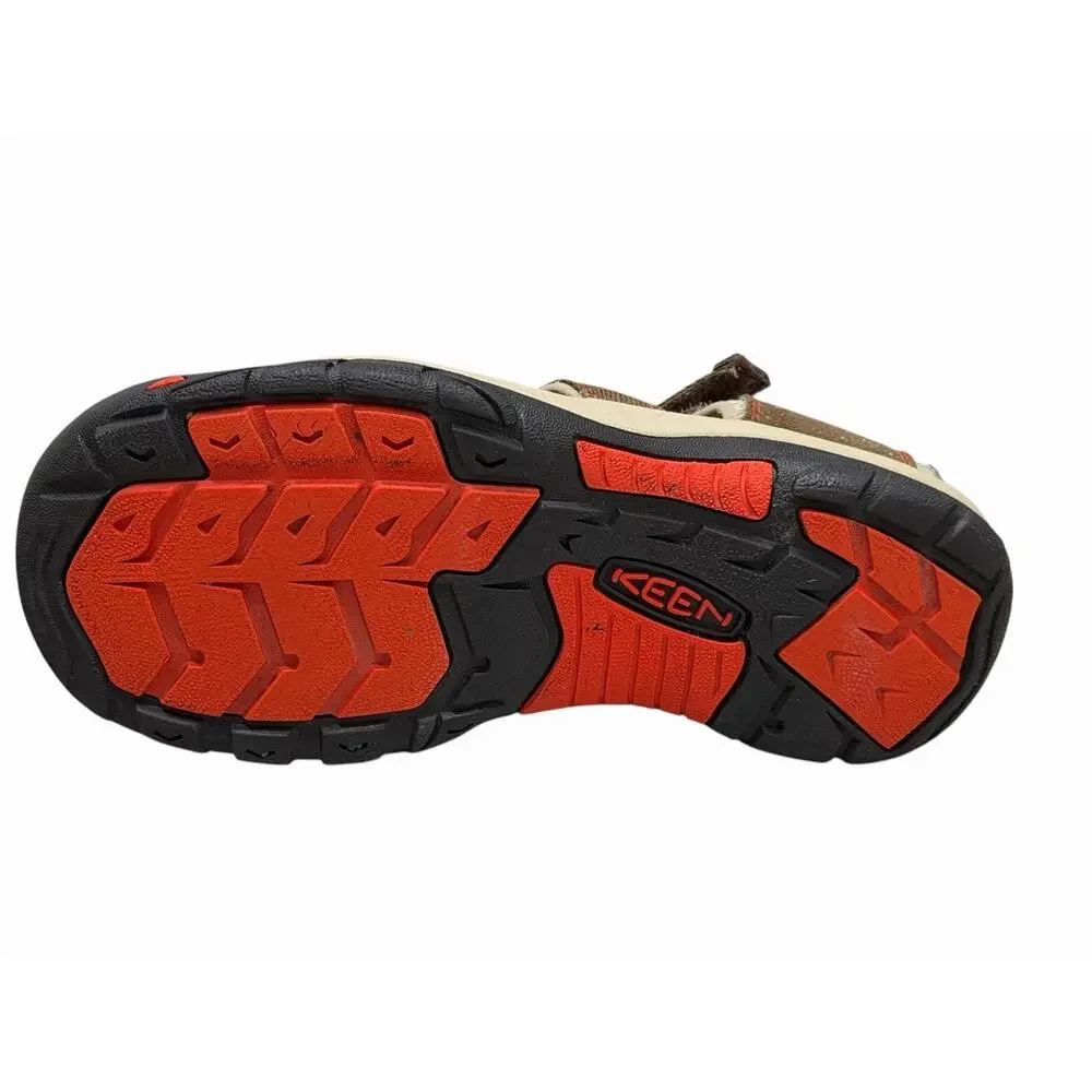 Keen Newport H2 Brown Closed Toe Hiking Water Sandals Shoes 1018259 Kids size 5